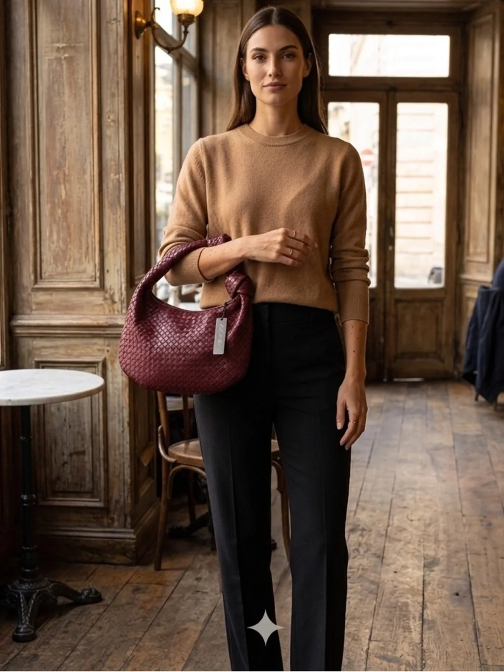 Glitzy Girlz elegant burgundy